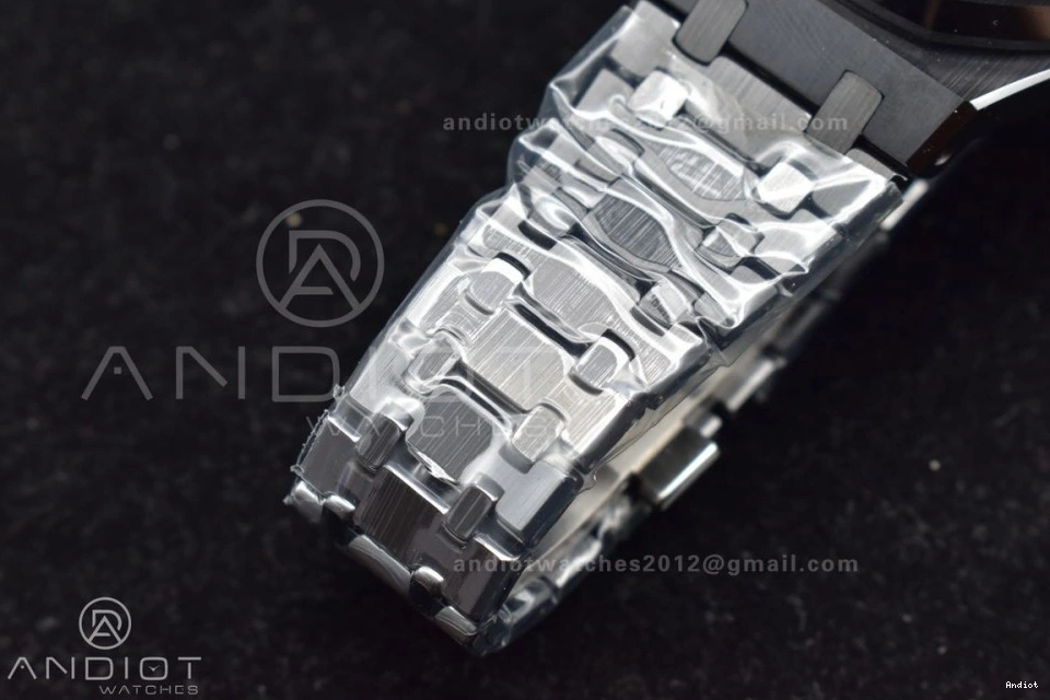 A5134 Ceramic Best APSF1:1 V2 Black Ceramic Oak Bracelet Perpetual Black on 41mm Royal Dial Calendar Edition 0312